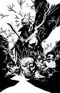 Red Roots #1 Cover I 1 in 50 Mike Mignola Black & White Full Art Variant