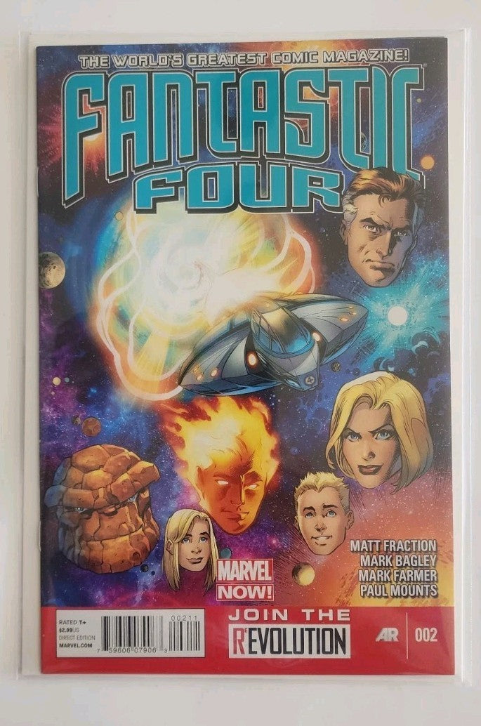 Fantastic Four 2013) #1-3  Marvel Comics Lot Matt Fraction Mark Bagley  Eb-1