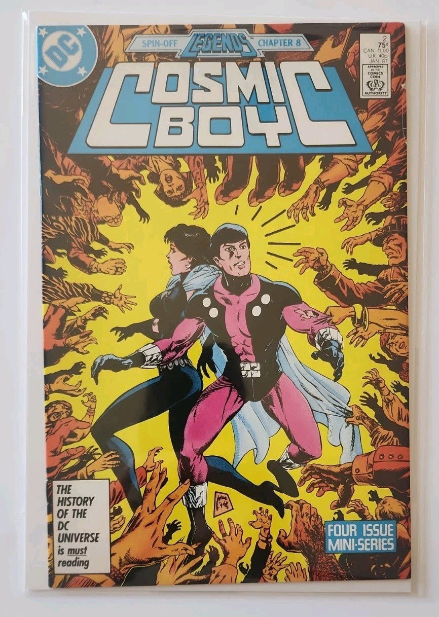 Cosmic Boy 1-4 Complete 4 Issue Mini Series DC Comics 1986 Rn-1
