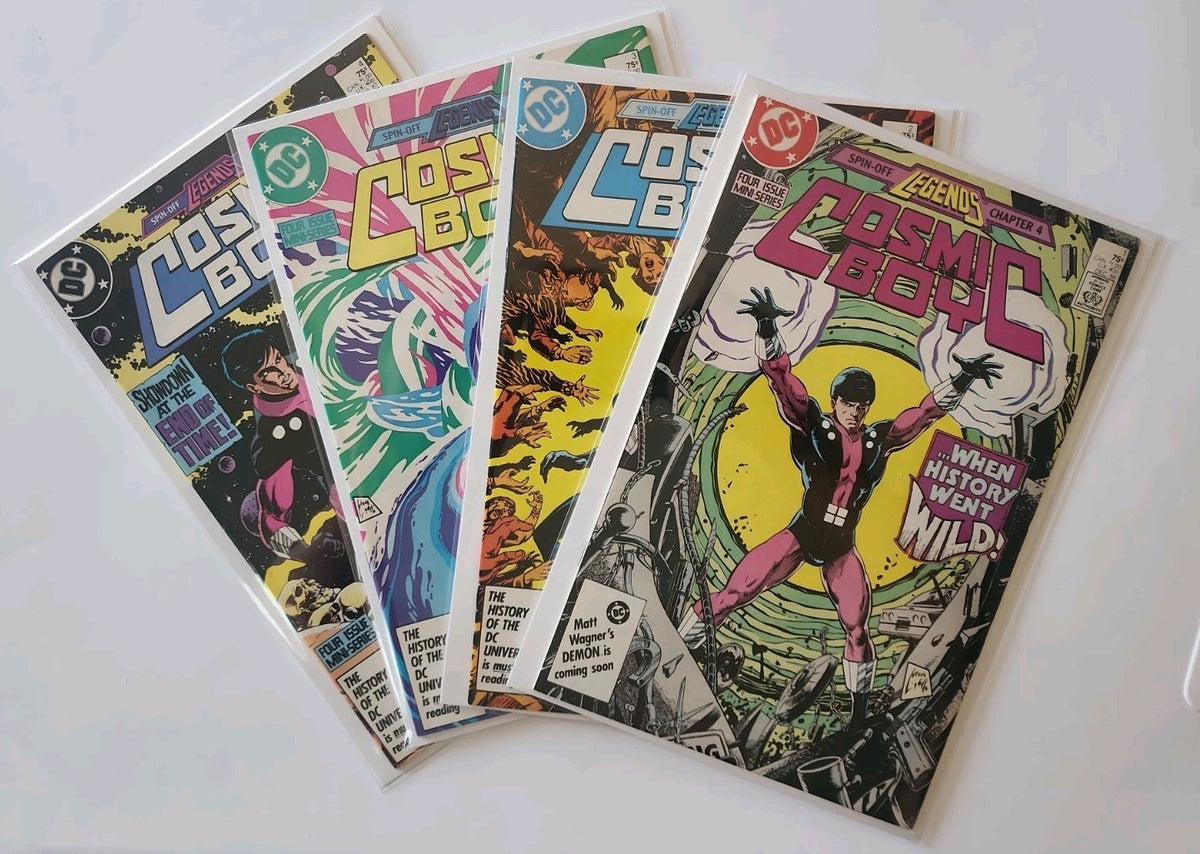 Cosmic Boy 1-4 Complete 4 Issue Mini Series DC Comics 1986 Rn-1