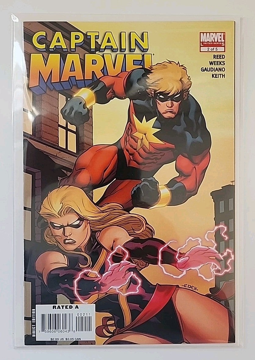 Captain Marvel 1 2 3 4 5 Lot Complete Near Mint NM 2007 Eb-1