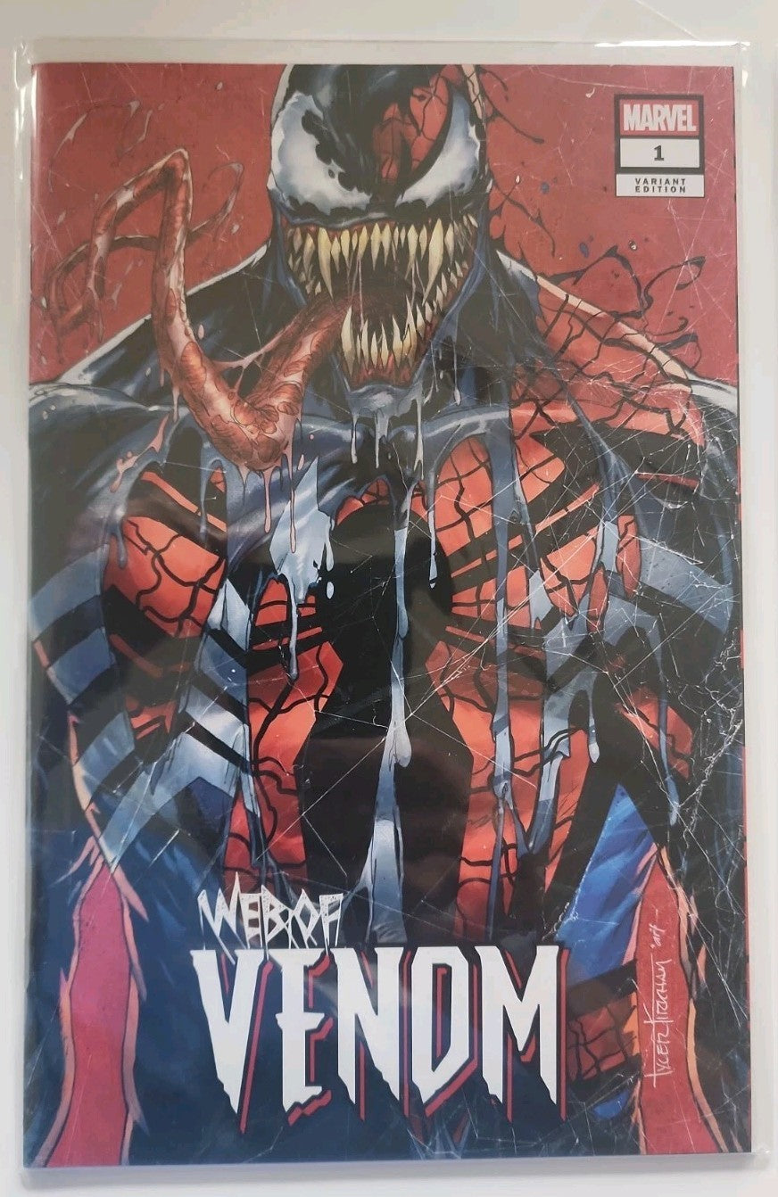WEB OF VENOM 1 TYLER KIRKHAM Trade Dress & Virgin Variant ABC Set LTD 1000 Eb-1