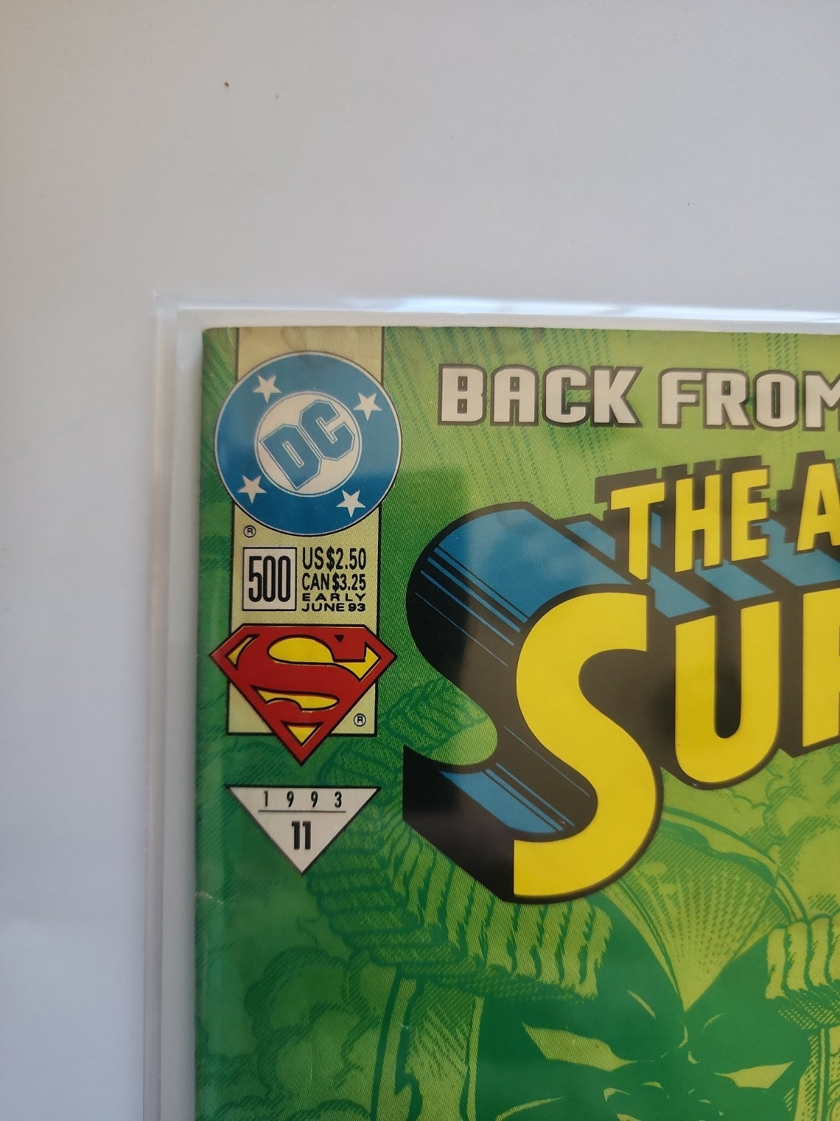 Adventures Of Superman 500 Comics Newsstand 1st Superboy, Steel Cyborg 1993 Eb-2