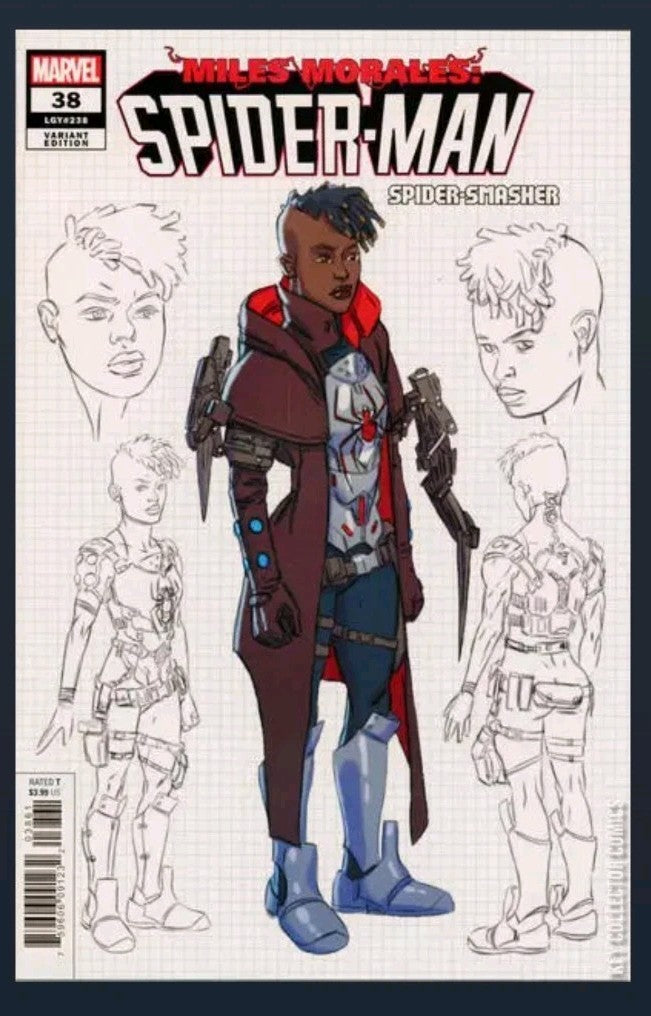 Miles Morales Spider-Man #38 Cover F 1:10 Allen Design Variant Marvel 2022