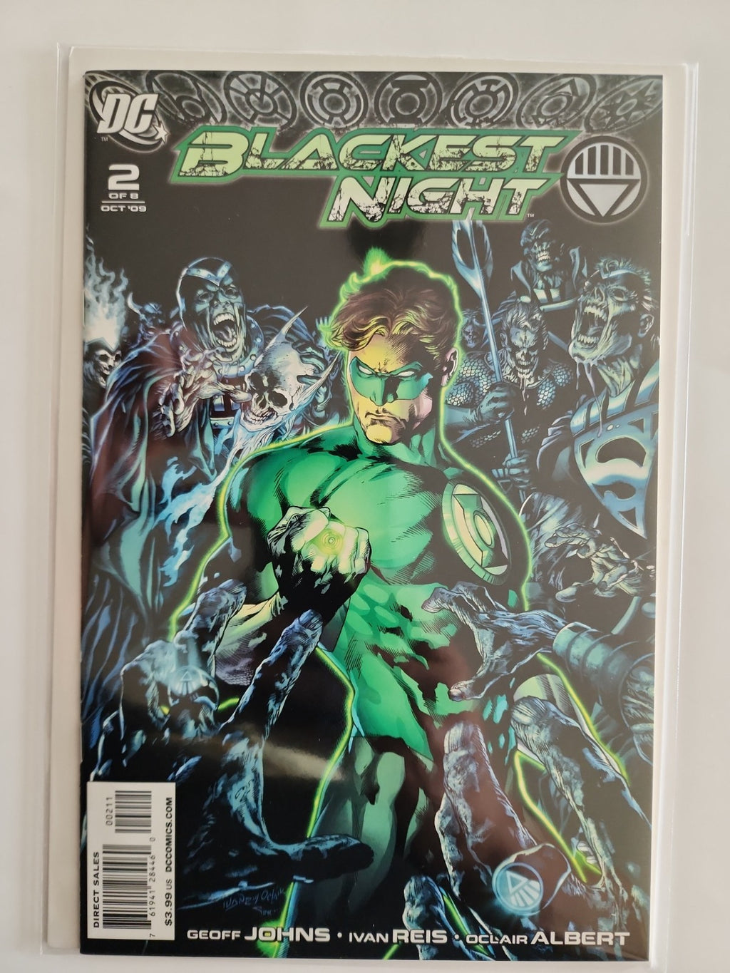 DC: Blackest Night Vol. 1 (2009) #1-8 Complete Set Eb-1