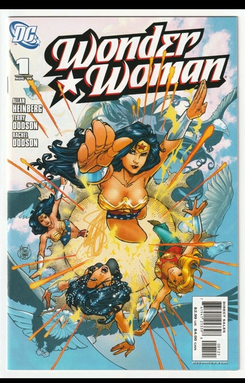 Wonder Woman #1 Adam Kubert 1:10 Variant Cover 2006 DC NM