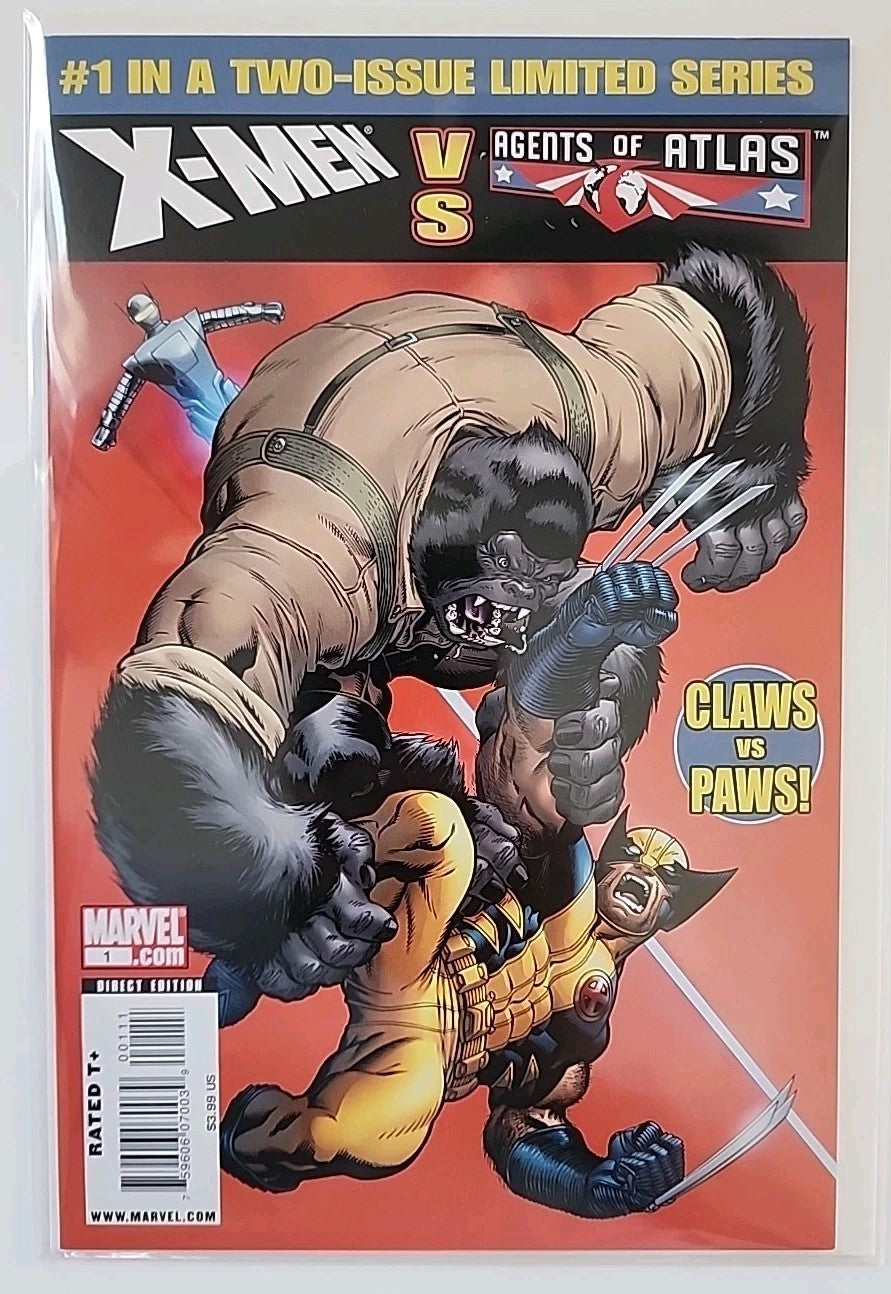 X-Men vs. Agents of Atlas #1-2 Complete Series Set Eb-1