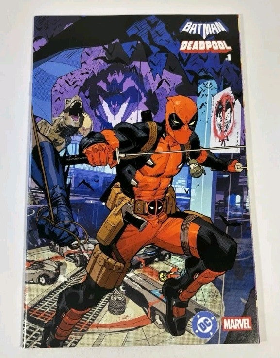 Marvel/DC: Deadpool/Batman #1 Greg Capullo Wraparound Cover NM