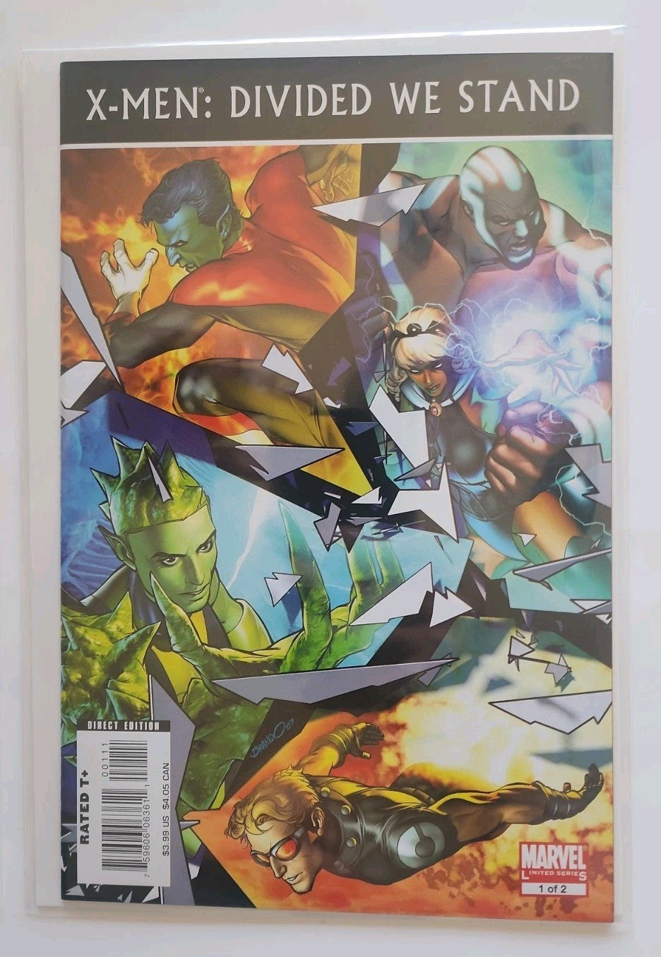 X-MEN: DIVIDED WE STAND #1 & 2 FULL RUN/SET 2008  Rn-1