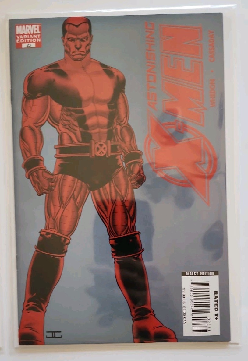 ASTONISHING X-MEN #23, #24 JOHN CASSADAY COLOSSUS VARIANT  MARVEL 2008  Rn-1