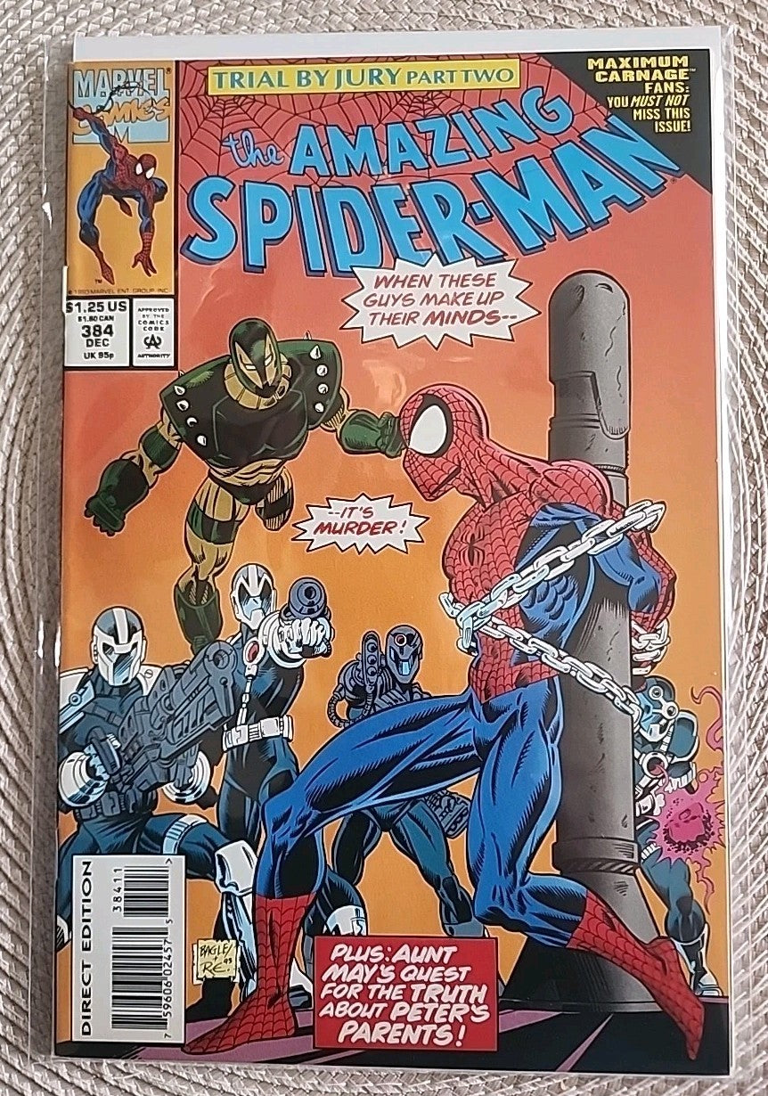 The Amazing Spider-Man #384 (Marvel Comics December 1993)