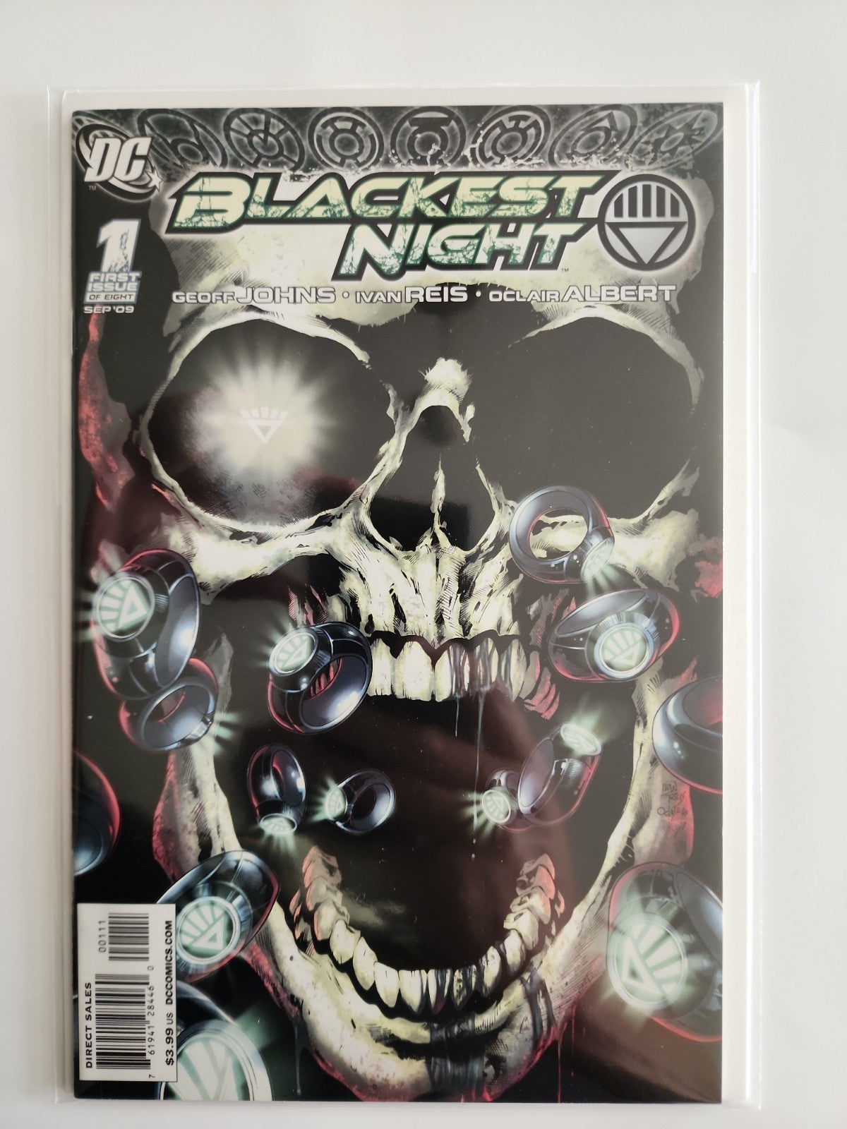 DC: Blackest Night Vol. 1 (2009) #1-8 Complete Set Eb-1
