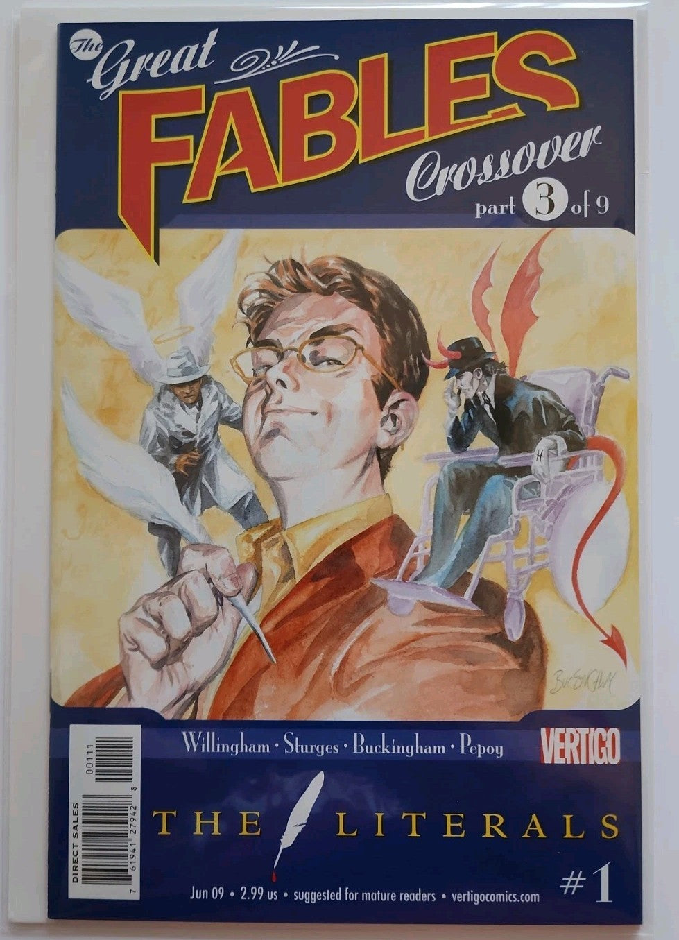 Great Fables Crossover #1-9 VF complete story - Bill Willingham Vertigo set Rn-1