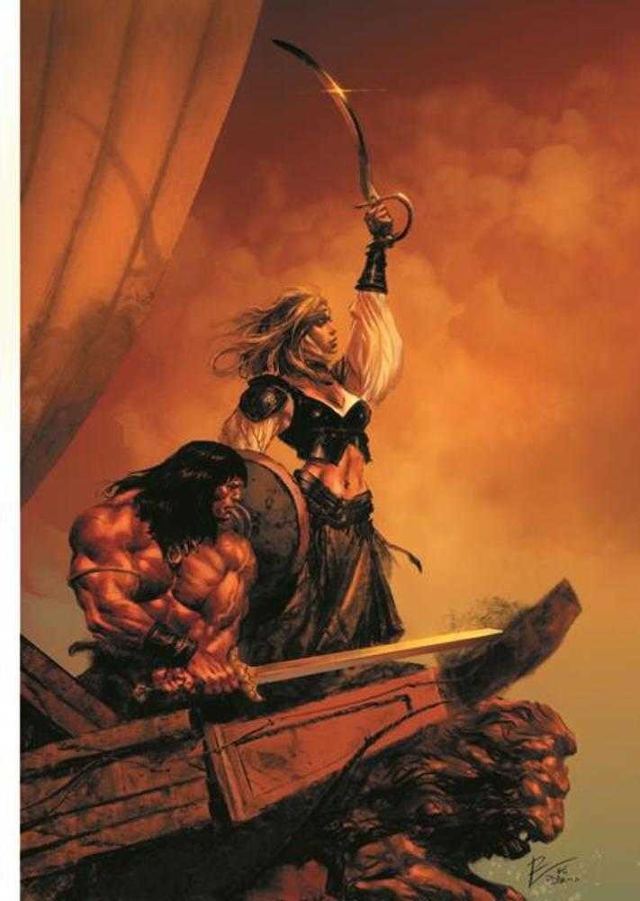 Conan The Barbarian #33 Cover G Roberto De La Torre Virgin Cardstock Variant