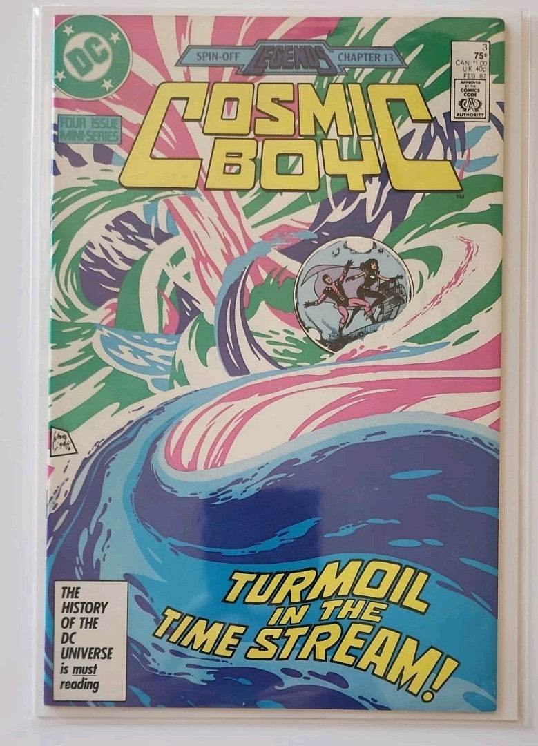 Cosmic Boy 1-4 Complete 4 Issue Mini Series DC Comics 1986 Rn-1