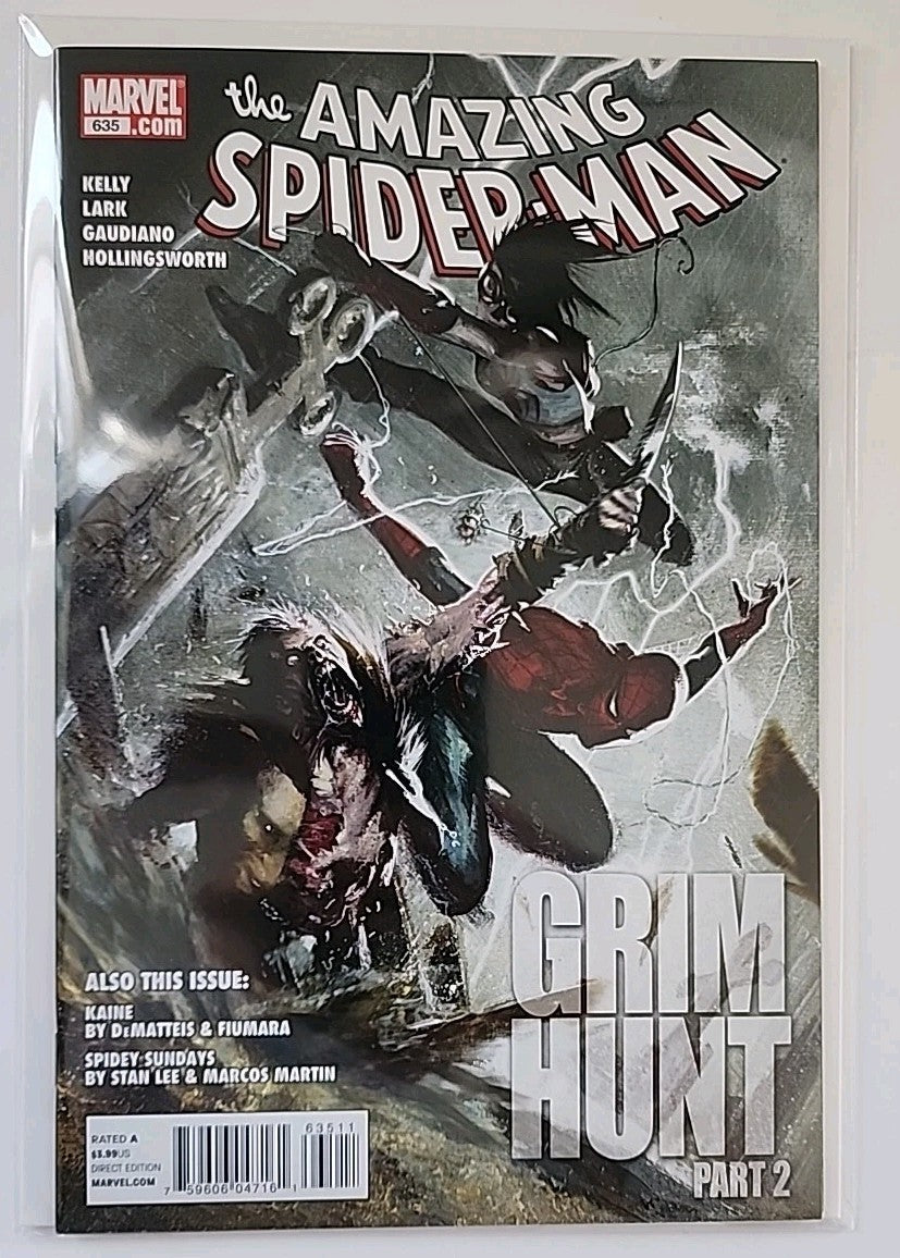 Amazing Spider-Man #634 #635 #636 #637 Mike Fyles Variants Grim Hunt NM Eb-1
