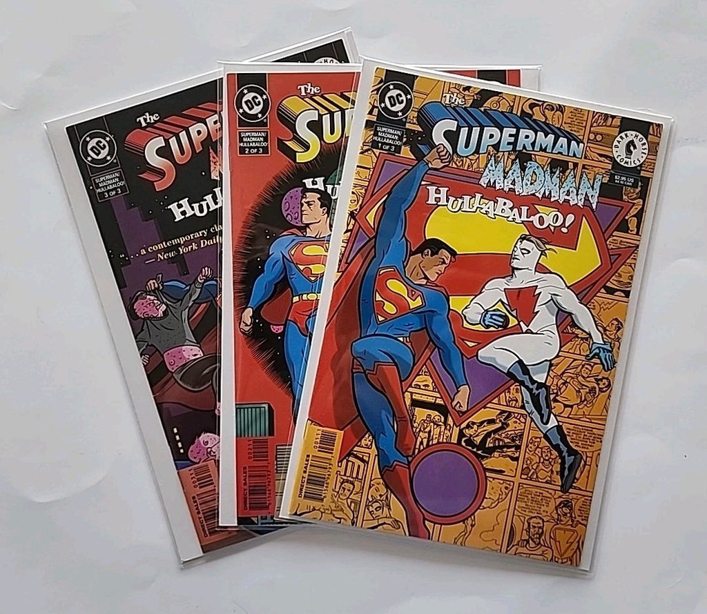SUPERMAN MADMAN Hullabaloo! #1 - 3 | Mike Allred | DC Comics | Dark Horse Eb-1