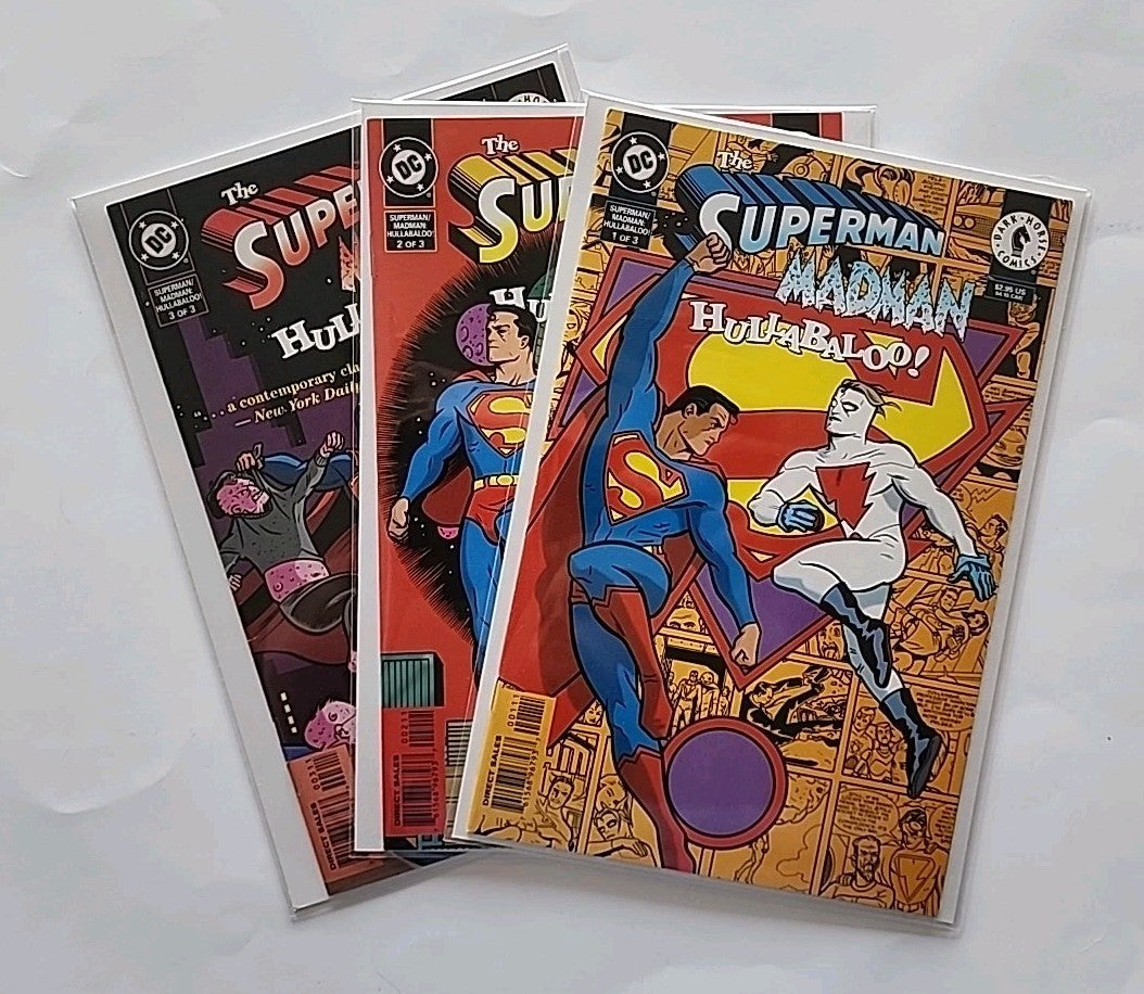 SUPERMAN MADMAN Hullabaloo! #1 - 3 | Mike Allred | DC Comics | Dark Horse Eb-1