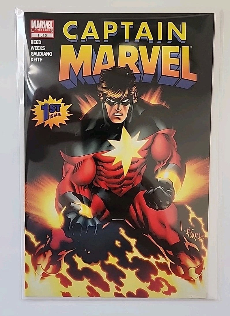 Captain Marvel 1 2 3 4 5 Lot Complete Near Mint NM 2007 Eb-1
