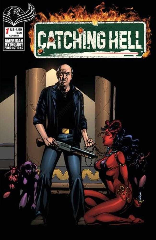 Catching Hell Feat Reggie Bannister #1 Cover D Greg Larocque Variant Previously
