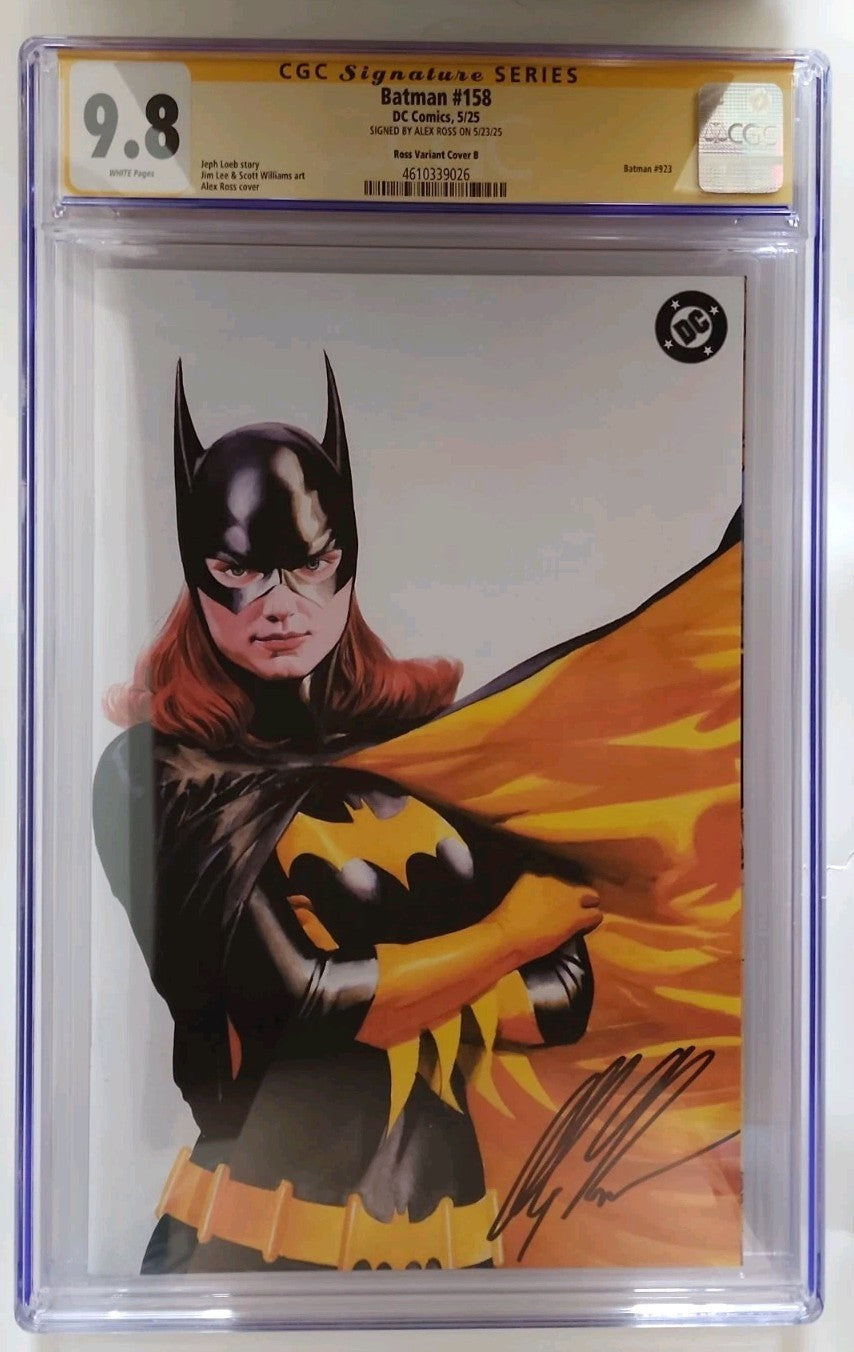BATMAN 158 SIGNED ALEX ROSS BATGIRL EXCLUSIVE VARIANT 2025 CGC 9.8