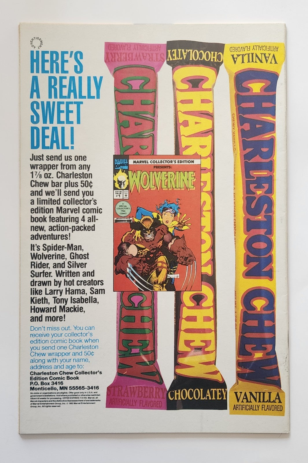 Wolverine #61 1992 Marvel Comics Comic Book 