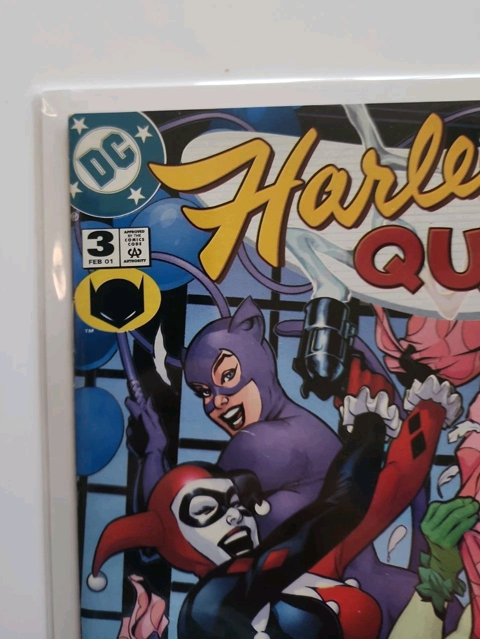 Harley Quinn #3 Vol. 1 2001 DC Comics 1st Gotham City Sirens Eb-2
