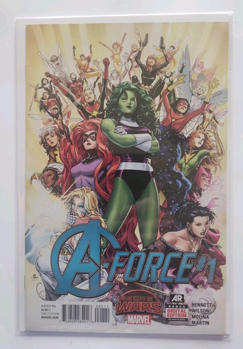 Marvel A-FORCE (2015) #1 All Female Avengers Key 1st App NM (9.4)  Eb-2