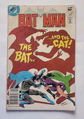 Batman #355 Newsstand Batman VS CATWOMAN Cover 1983