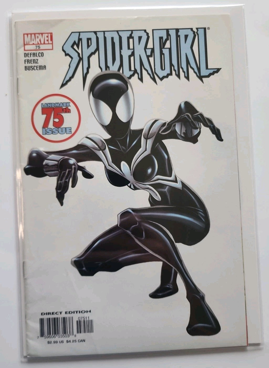 Spider-Girl #75 Marvel (2004) 1st New Black Costume Tom Defalco Ron Frenz Eb-2