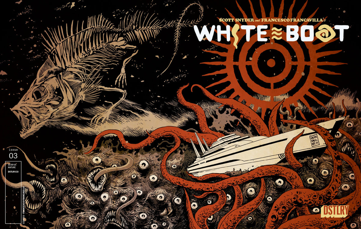 White Boat #3 Cover B Francesco Francavilla Variant