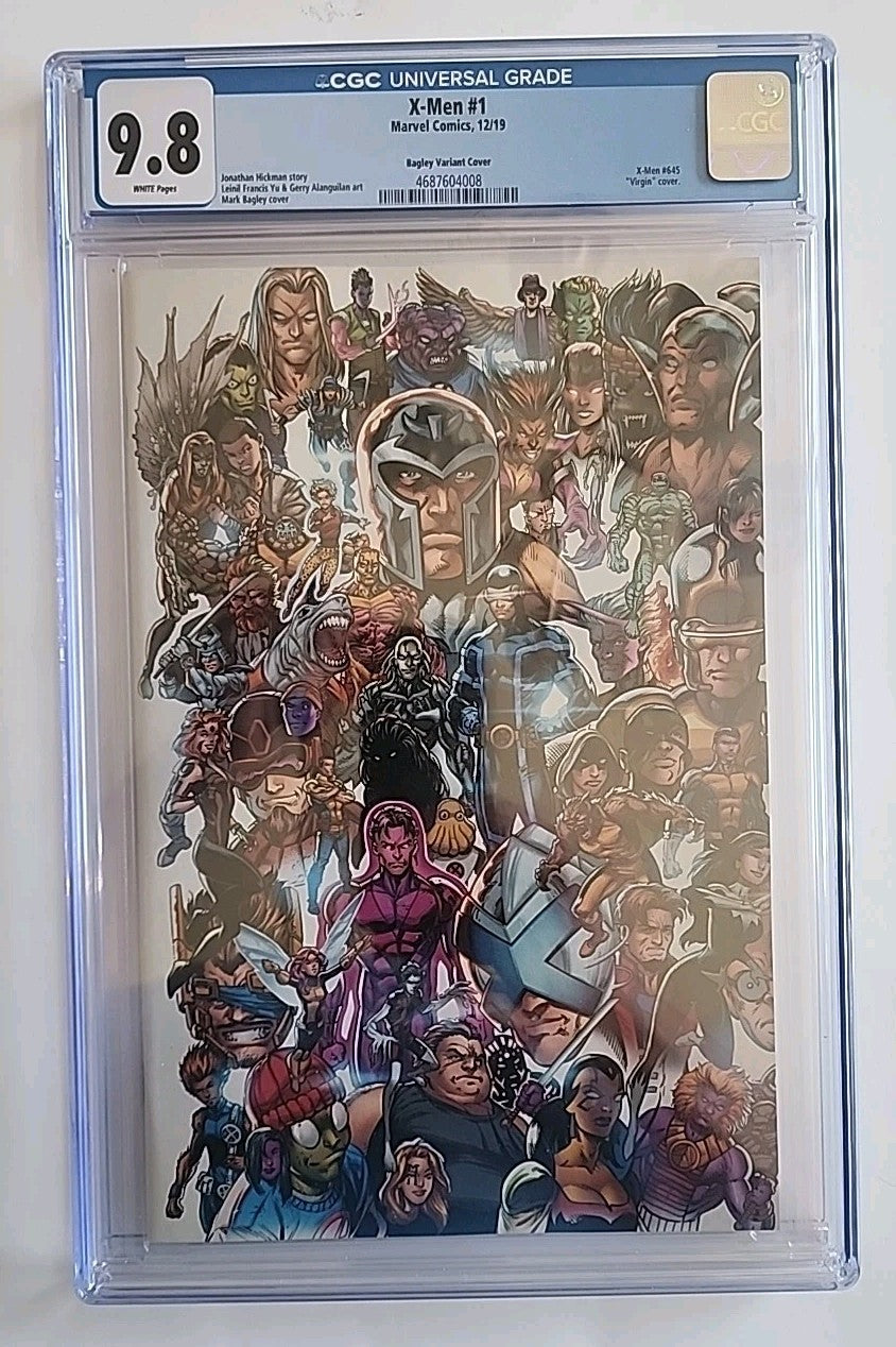 X-men #1 Bagley virgin Variant Cover CGC 9.8