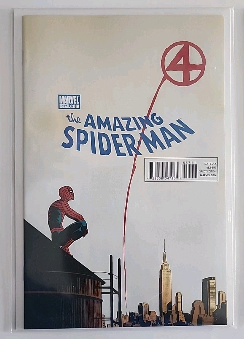 Amazing Spider-Man #657, 658 Marvel Direct Editions High Grade 2011 New Suit  Eb