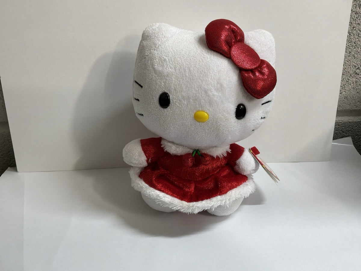TY Beanie Baby ~ HELLO KITTY ~ 2013 CHRISTMAS ~ HOLIDAY DRESS ~ MWMT ~ 6"