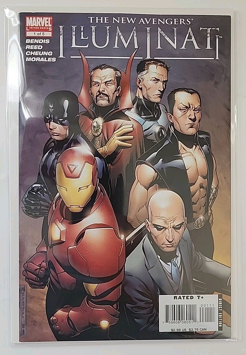 New Avengers Illuminati #1-5 Marvel Comics Modern Lot-5 EB-1