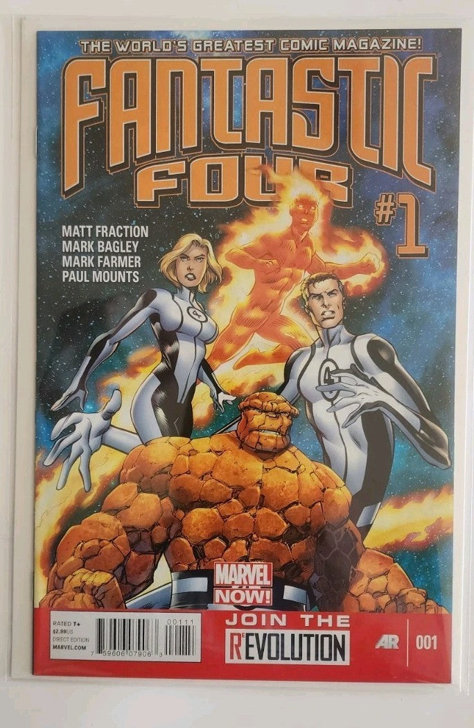 Fantastic Four 2013) #1-3  Marvel Comics Lot Matt Fraction Mark Bagley  Eb-1