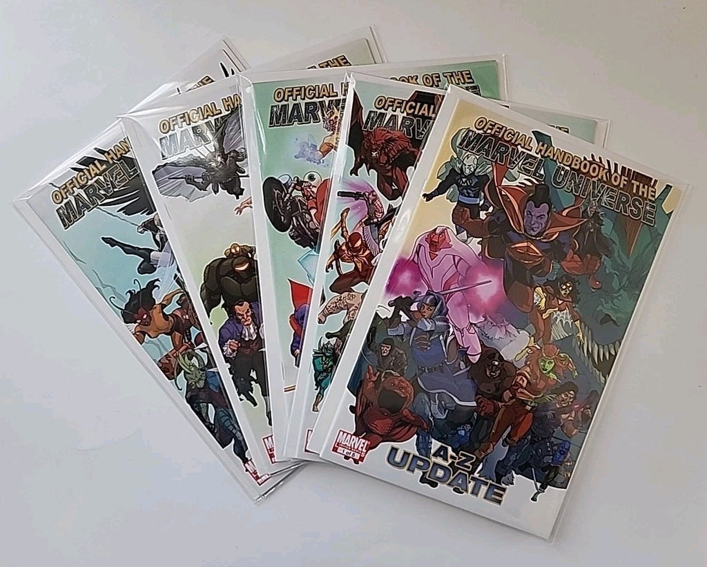 Official Handbook of the Marvel Universe A to Z Update #1-5  2010 VF/NM Eb-1