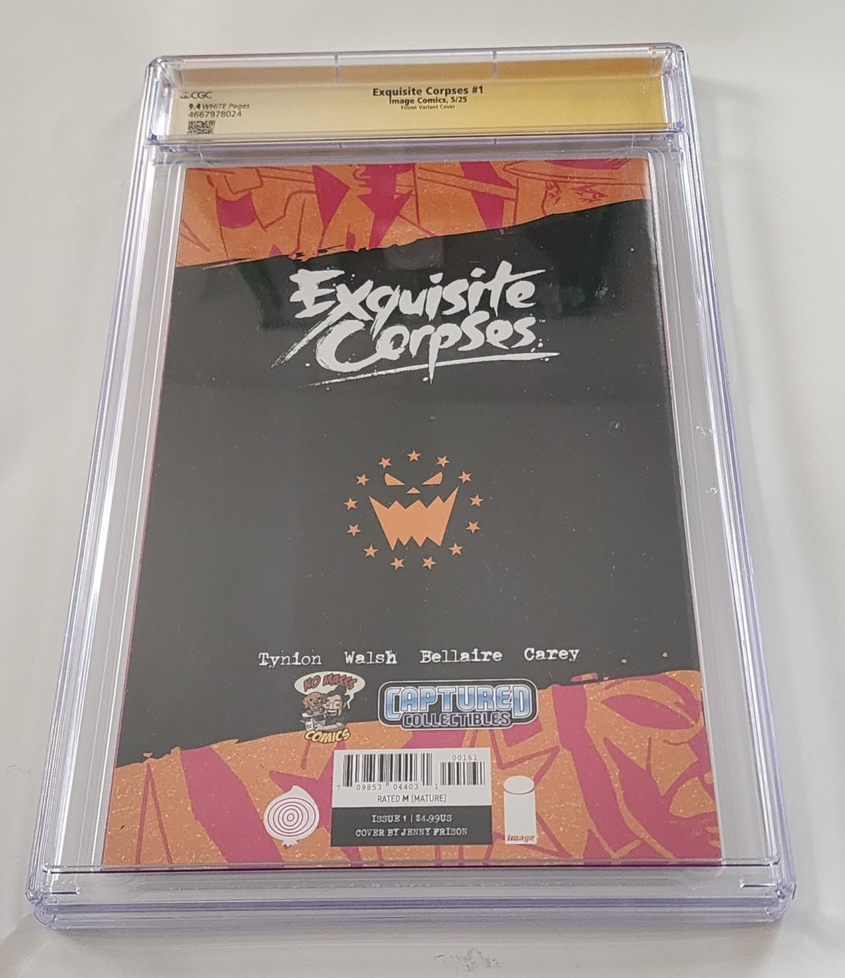 Exquisite Corpses #1 Signed by Frisson and Tynion CGC 9.4 Limited to 350