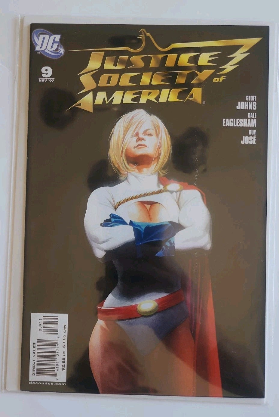 Justice Society of America #9 Key Issue 1st Kingdom Come Superman 2007 Eb-2