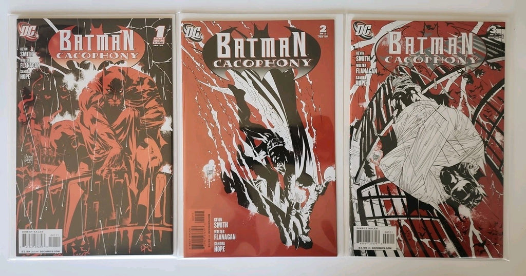 Batman Cacophony #1-3 (1 2 3) Complete Set 2008 DC Comics Kevin Smith Rn-1