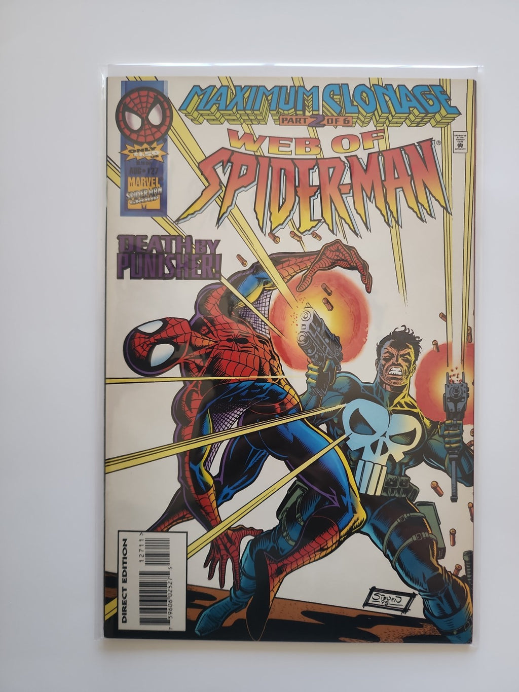 WEB OF SPIDER-MAN #127 MARVEL COMIC 1995 VG Sp-1