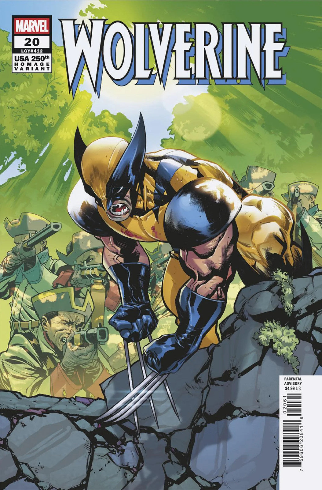 Wolverine #20 Francesco Manna 250 Th Homage Variant