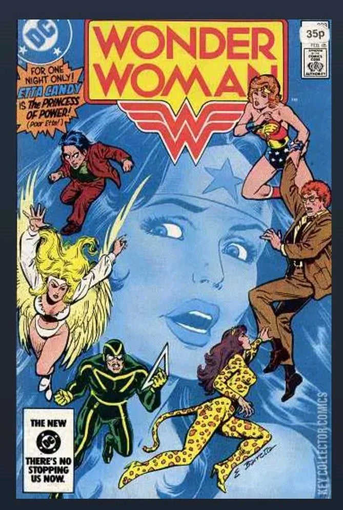 Wonder Woman #323 Vol. 1 1985 DC Comics We Combine Ship Comic Book RY73-43