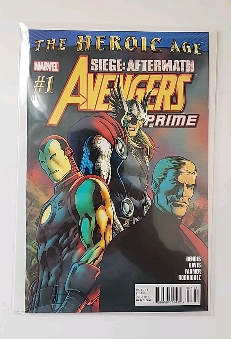 Avengers Prime #1-5 (2010) 9.4 NM Marvel Complete Set High Grade Comic Book EB-1