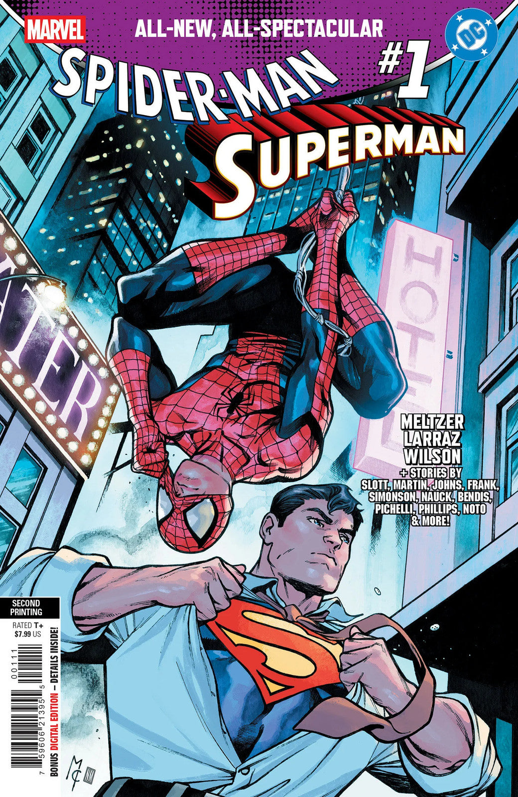 Marvel/DC: Spider-Man/Superman #1 Martin Coccolo 2nd Printing Variant