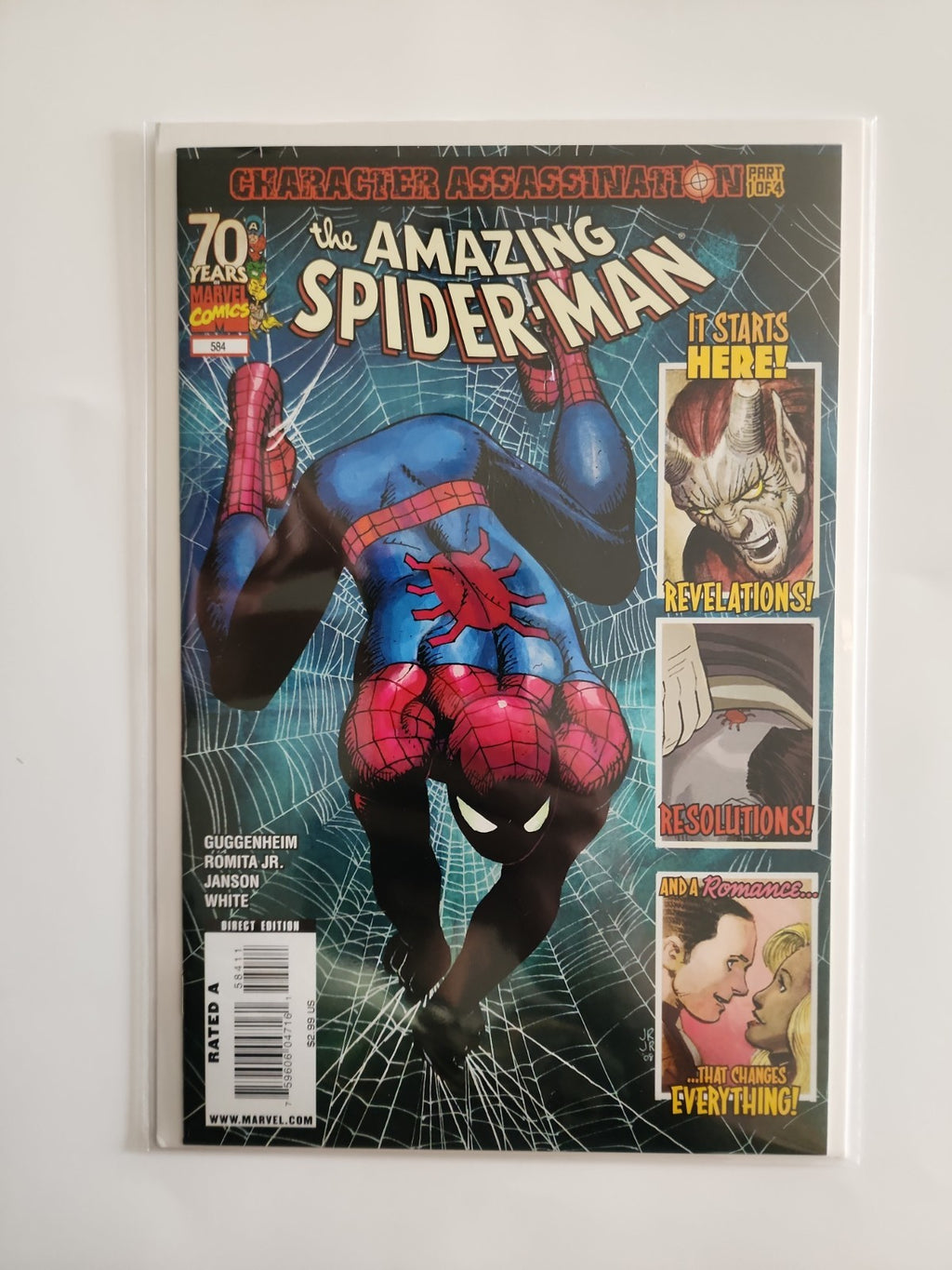 AMAZING SPIDER-MAN #584-588 COMPLETE HIGH GRADE SET SPIDEY VS MENACE Eb-1