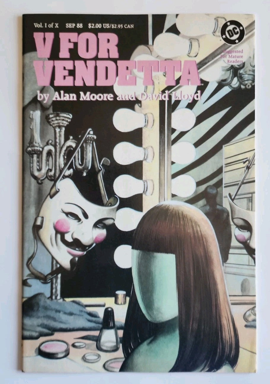 V for Vendetta #1 1988 DC Comics High Grade Comic Book Eb-2