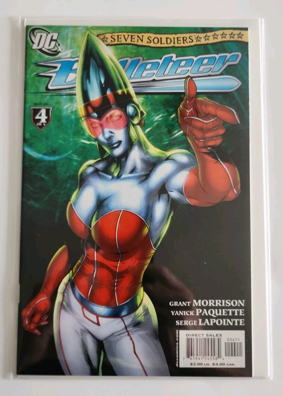 SEVEN SOLDIERS: BULLETEER #1-4 (DC Comics) 2006 Morrison & Paquette Eb-1