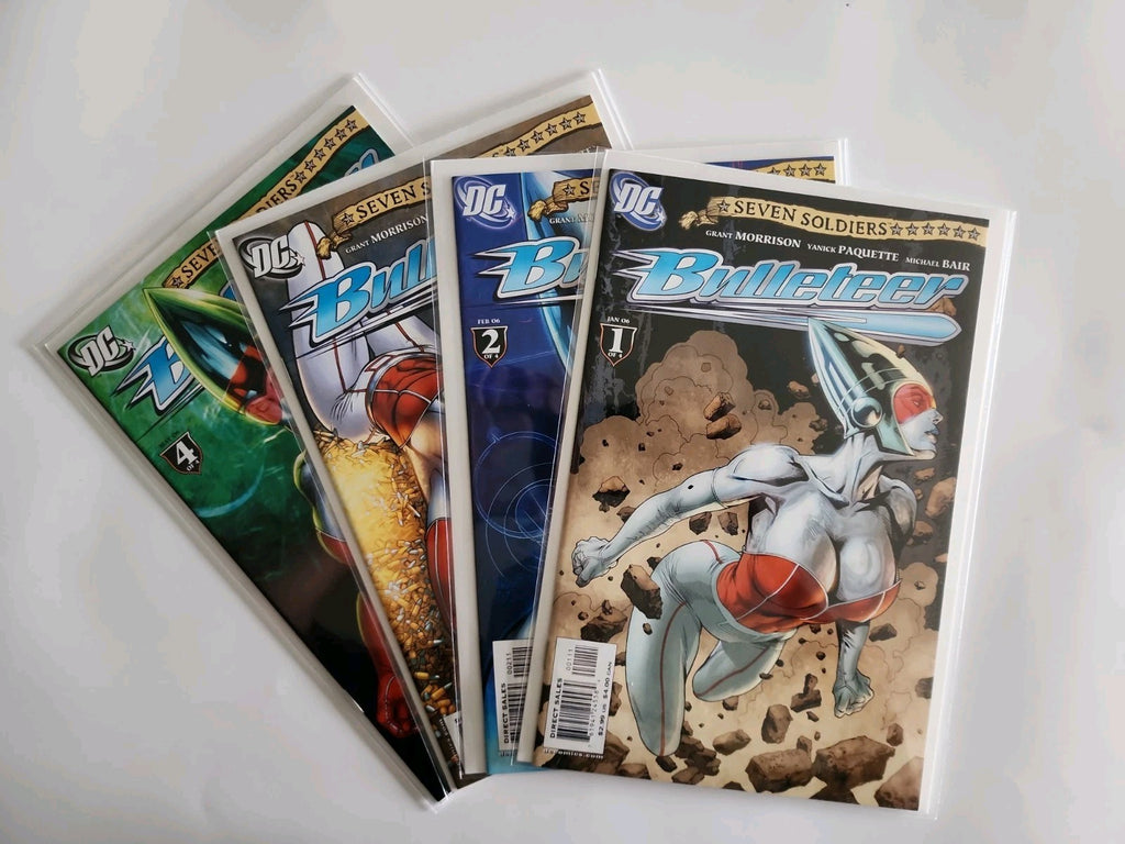 SEVEN SOLDIERS: BULLETEER #1-4 (DC Comics) 2006 Morrison & Paquette Eb-1