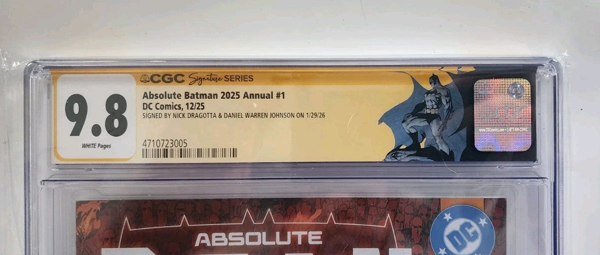 Absolute Batman Annual #1 Cover A Double Signed